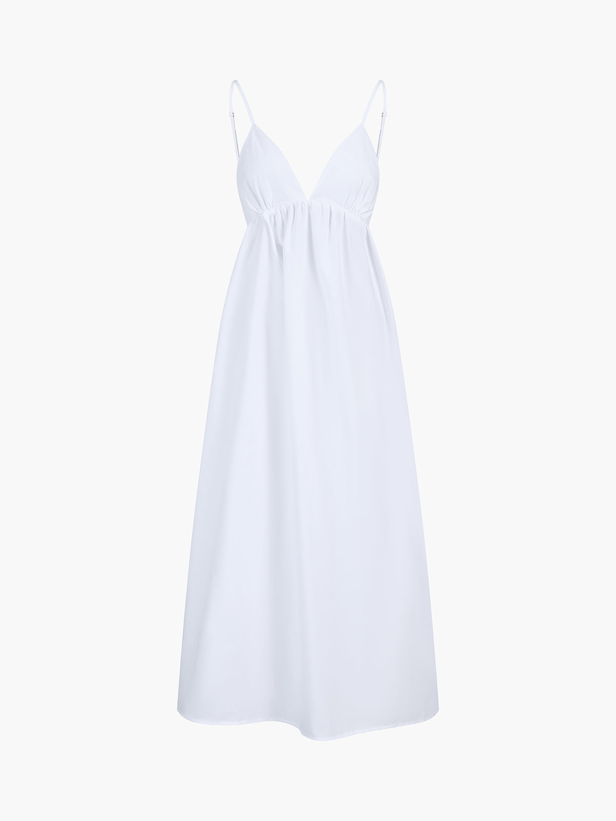 Coastal Open Back Cotton Maxi Dress 5
