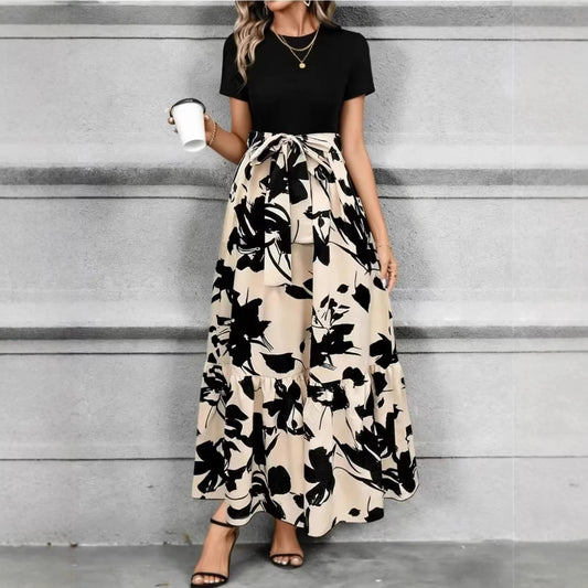 Floral A-Line Dress – Chic Summer Day or Evening Wear 1
