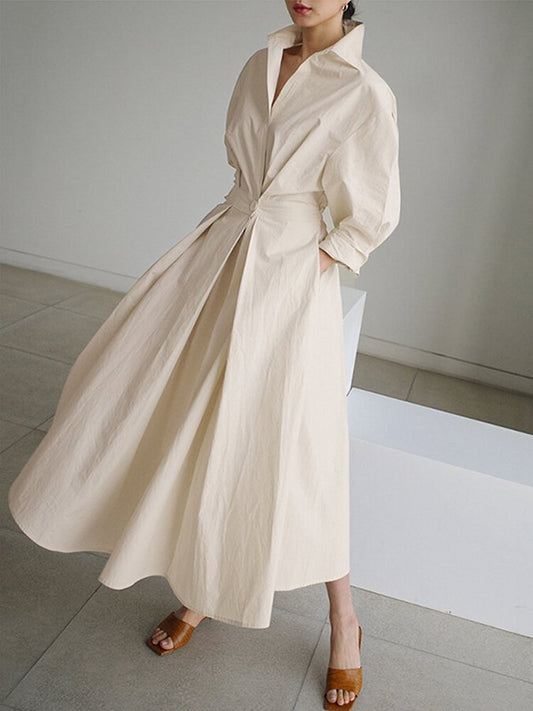 Mathilda | Elegant Shirt Dress with Buttons 1