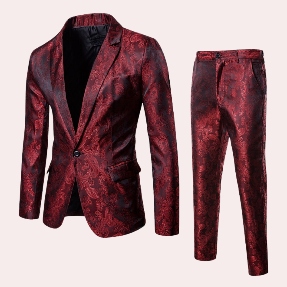 Slim Fit Lightweight Wedding Suit for Men 2