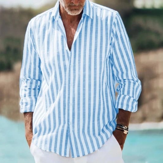 Urban Shirt – Striped Long-Sleeve Design for Effortless Style 1