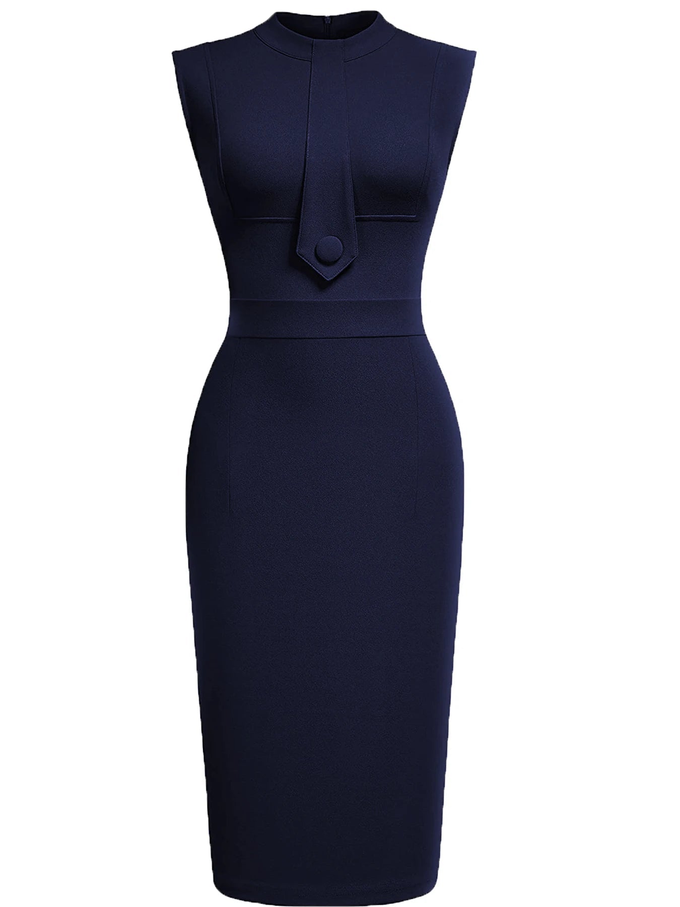 Vintage Sheath Dress – Elegant Sleeveless Bodycon Style for Wedding Guests 5