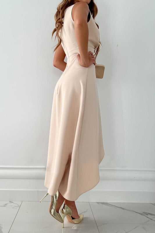 Women's Elegant Wrap Cocktail Maxi Dress 1
