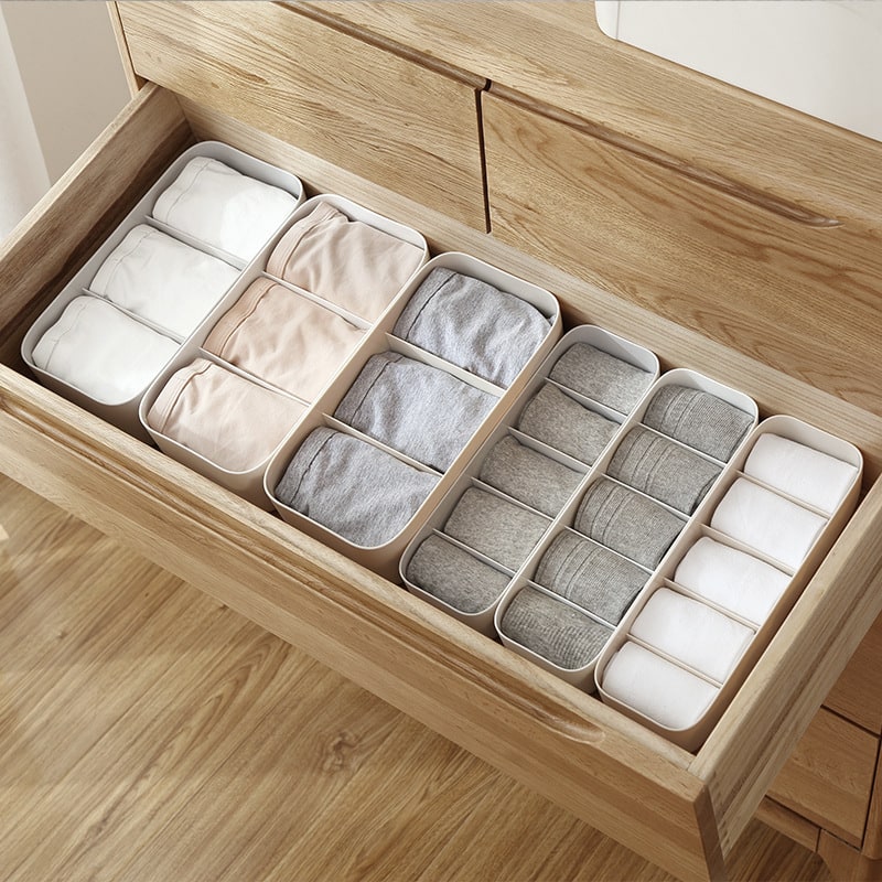 Drawer Organizer Bins Light Beige - Image 14