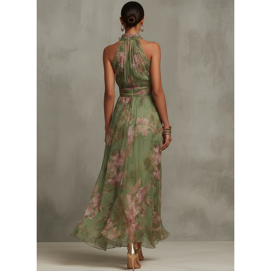 Floral Maxi Dress Summer Wedding Guest Flowy - Image 2