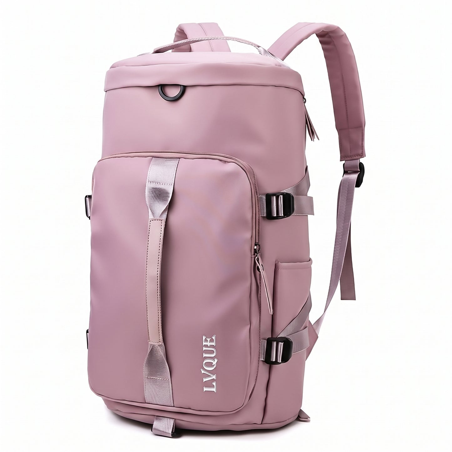 Backpack Gym Bag Travel Duffel with Shoe Compartment - Image 14