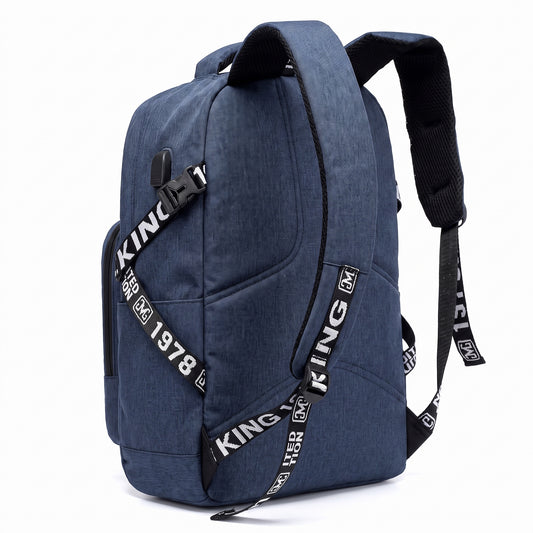 Backpack Laptop Bag USB Charging Work Commuter - angle