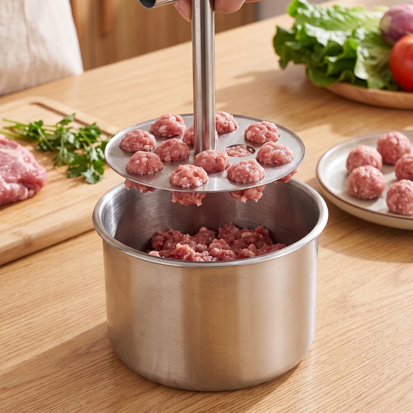 Meatball Maker Stainless Steel Multi-Ball Press - Image 6