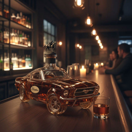 Mustang Car-Shaped Whisky Decanter for Home Bar - Image 2