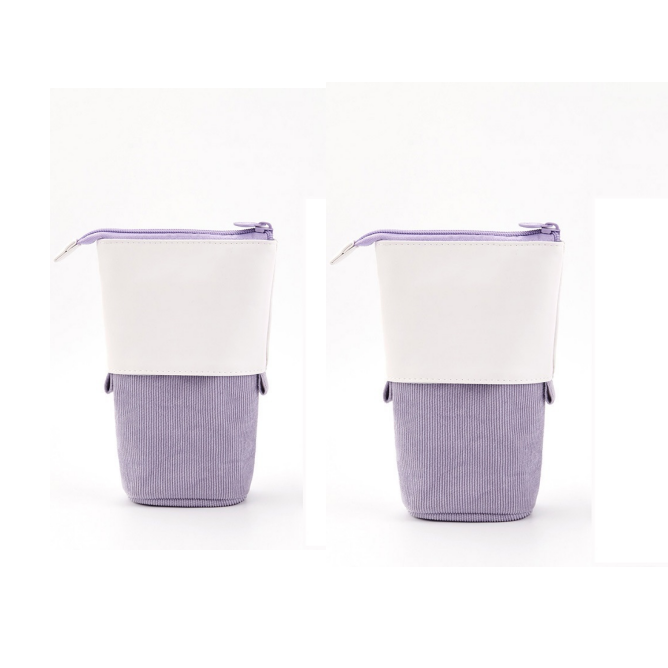Pencil Case Standing Corduroy Pen Holder Retractable Pop - Image 15