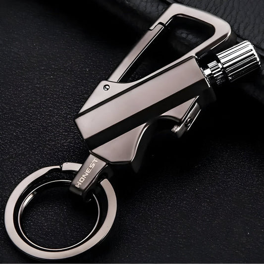 Permanent Match Lighter Reusable Match Lighter Metal Keychain Survival - Image 2