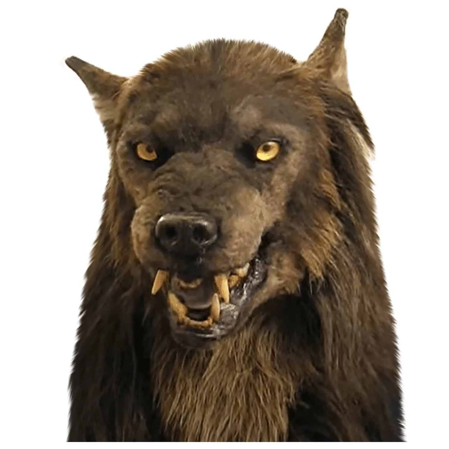 Werewolf Costume Mask Realistic Scary Full Head Fur Halloween - Image 4