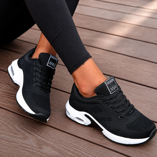 Women's Cushioned Walking Sneakers | Lace-Up - Image 2