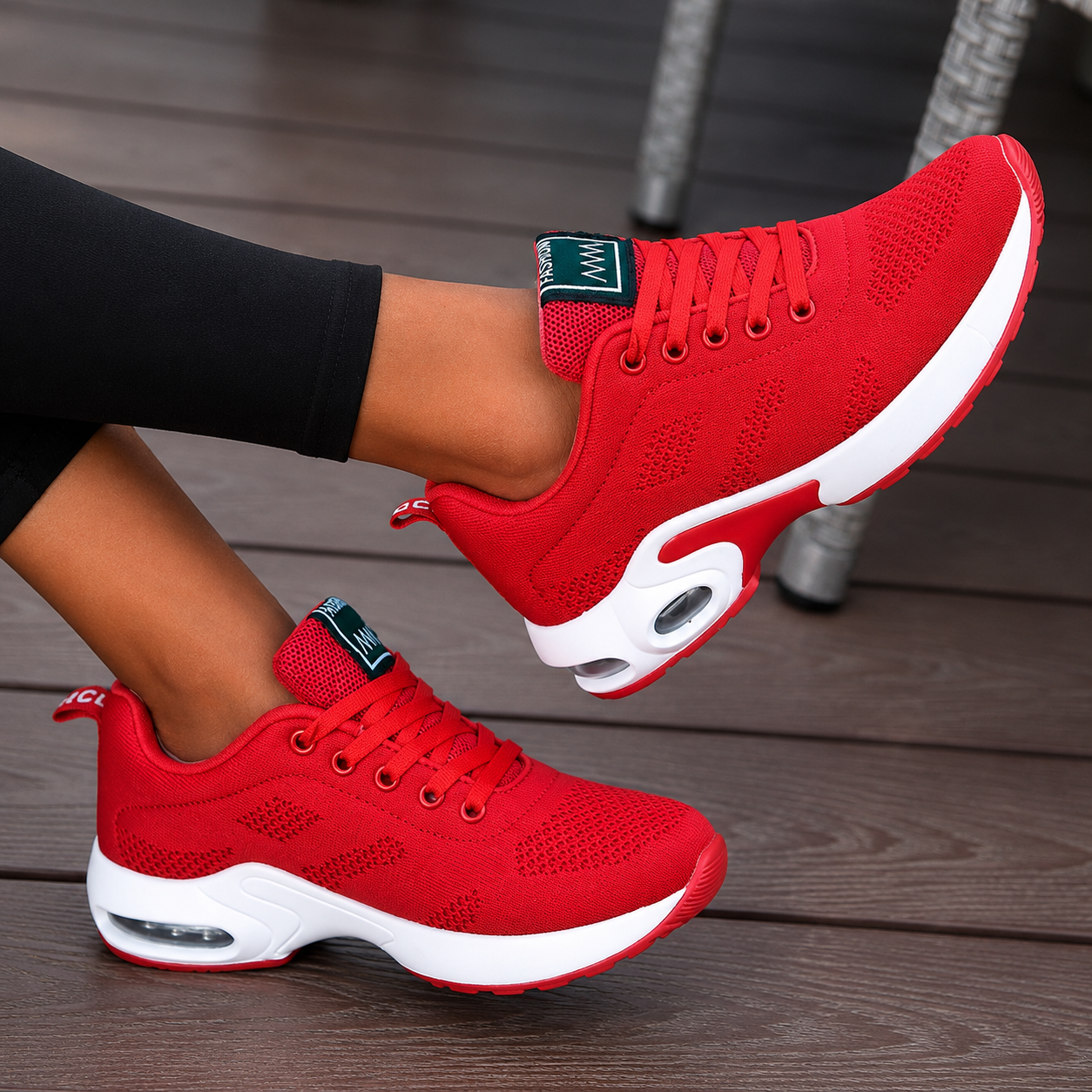 Women's Cushioned Walking Sneakers | Lace-Up - Image 6