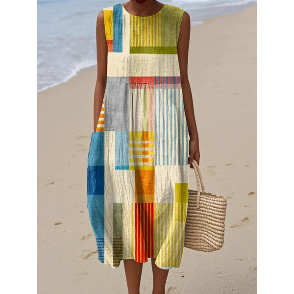 Women's Summer Dress Casual Flowy Vacation Dress for Women Dress Women - Image 1