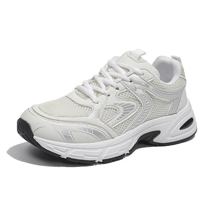 2025 Summer New Women's Dad Sneakers - Breathable Mesh Small-Design Casual All-Match Sports Shoes 4