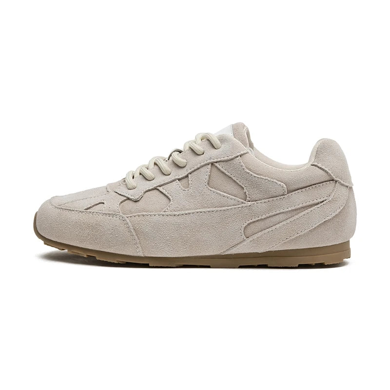 AIYUQI Women Sneakers Shoes 2026 New Genuine Leather Flat Women Moral Training Shoes Large Size Retro Casual Female Shoes 3