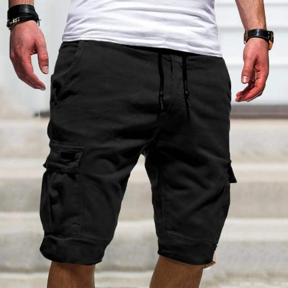 Active Men's Cargo Shorts – Comfortable Multi-Pocket Design for Versatile Outdoor Activities 0