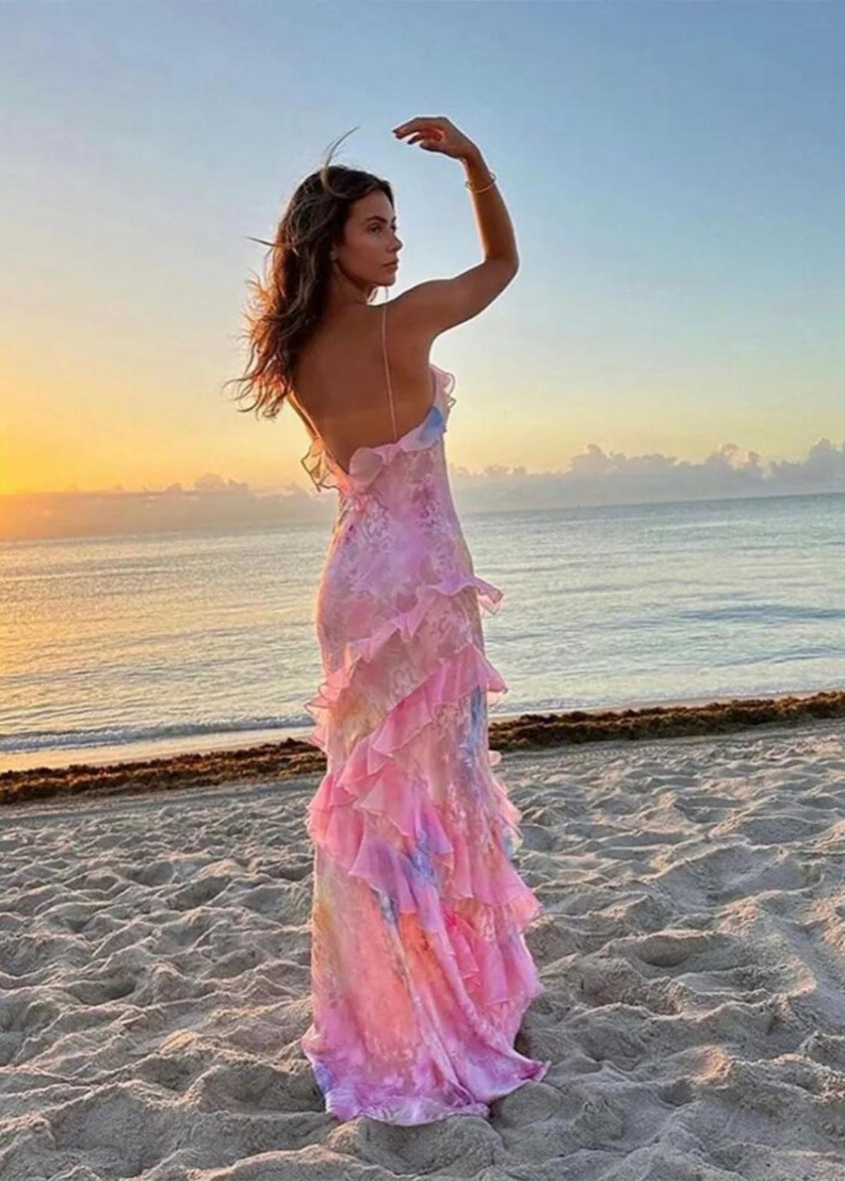 Airborne Summer Formal Maxi Dress 8