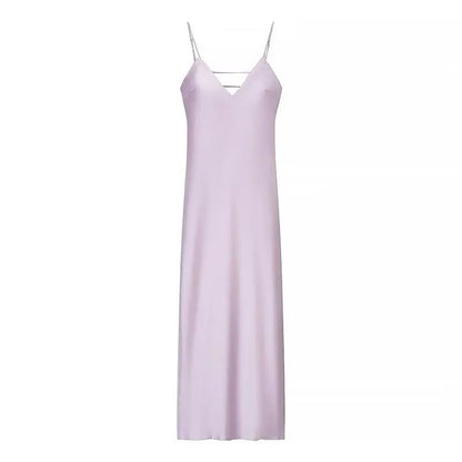 Amalfi Backless Maxi Dress – Elegant Satin Evening Gown for Formal Events 0