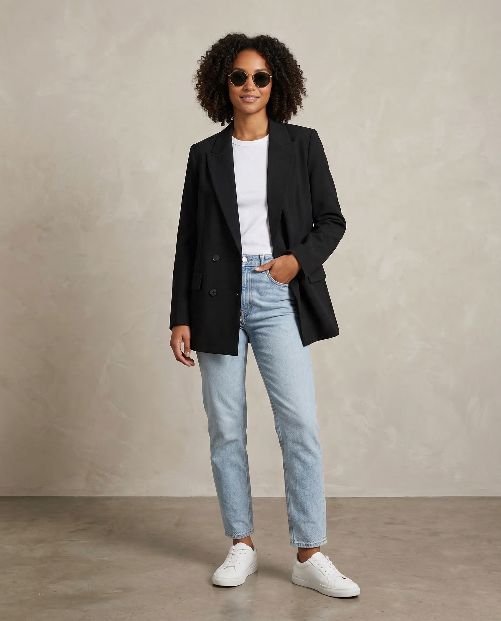Amalfi Black Blazer for Women – Elegant Tailored Design for Effortless Style 1