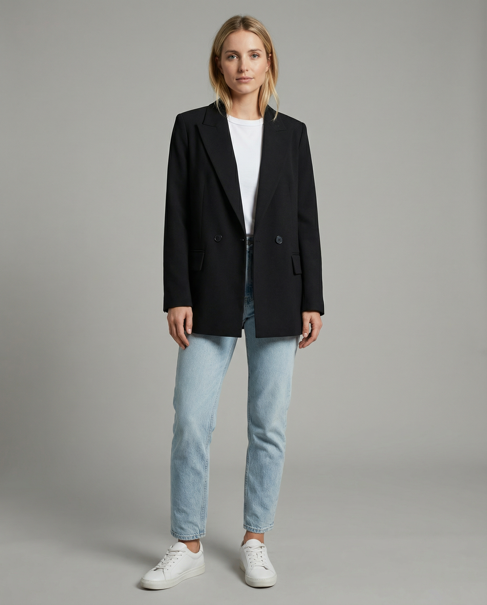 Amalfi Black Blazer for Women – Elegant Tailored Design for Effortless Style 2