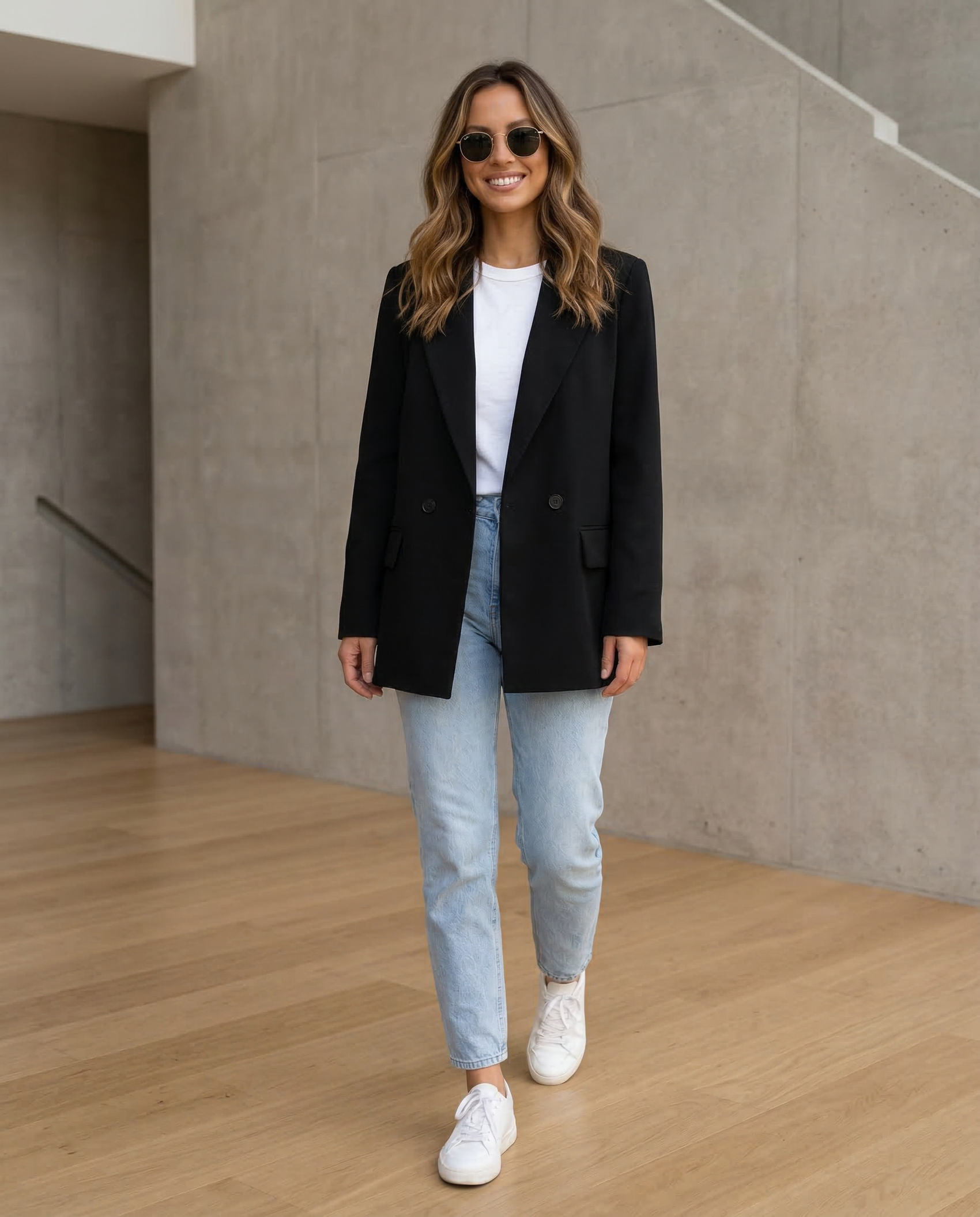 Amalfi Black Blazer for Women – Elegant Tailored Design for Effortless Style 3