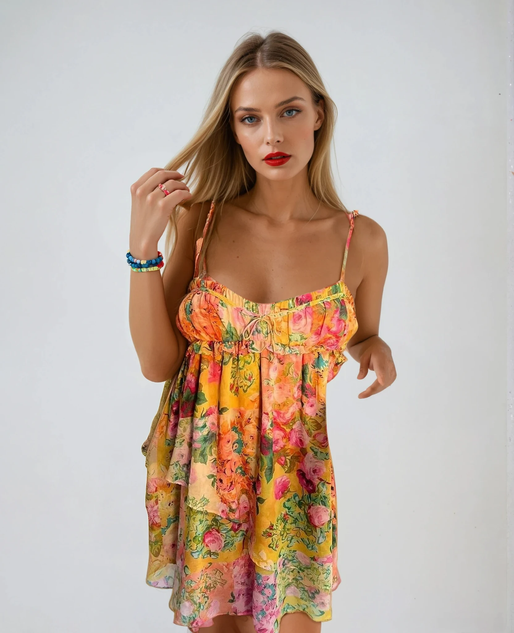 Amalfi Floral Mini Dress 1