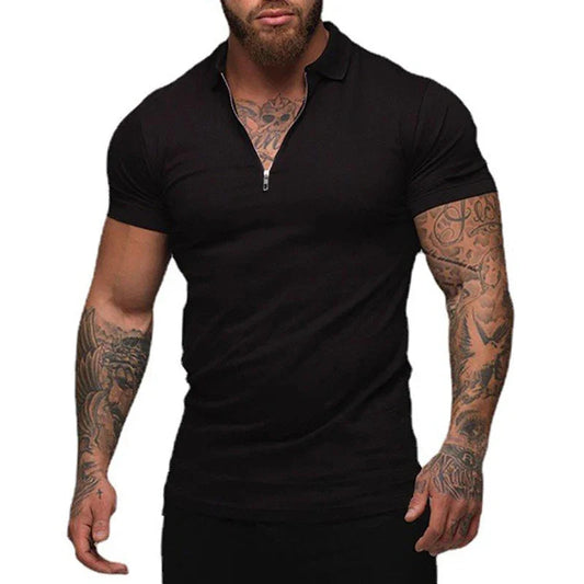 Amalfi Men's Polo Shirt – Slim Fit Stretch Cotton for Stylish Casual Wear 2