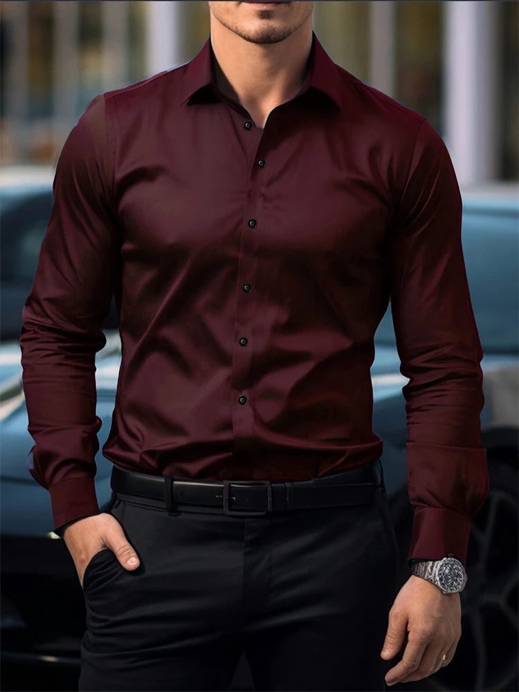 Amalfi Men's Shirt – Lightweight Long Sleeve Casual Top 4
