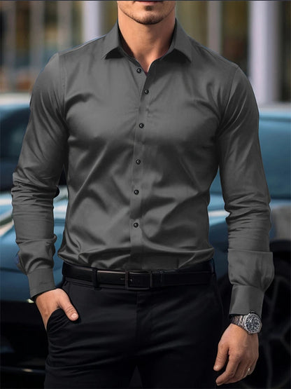 Amalfi Men's Shirt – Lightweight Long Sleeve Casual Top 7