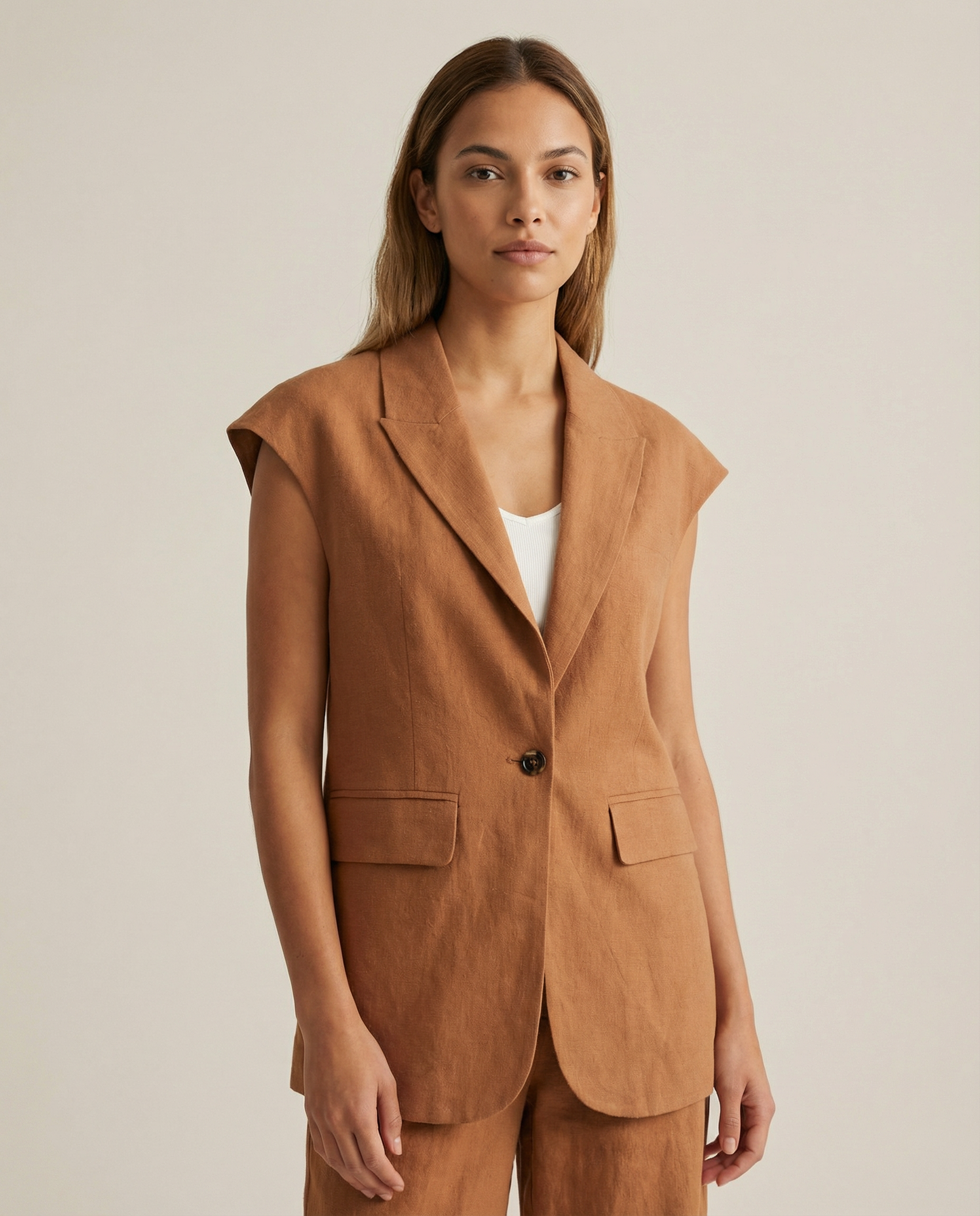 Amalfi Women's Blazer – Lightweight Linen-Cotton Suit for Effortless Summer Style 2