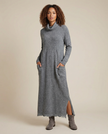 Autumn Maxi Dress – Elegant Loose Fit Hoodie For Stylish Fall Outings 0