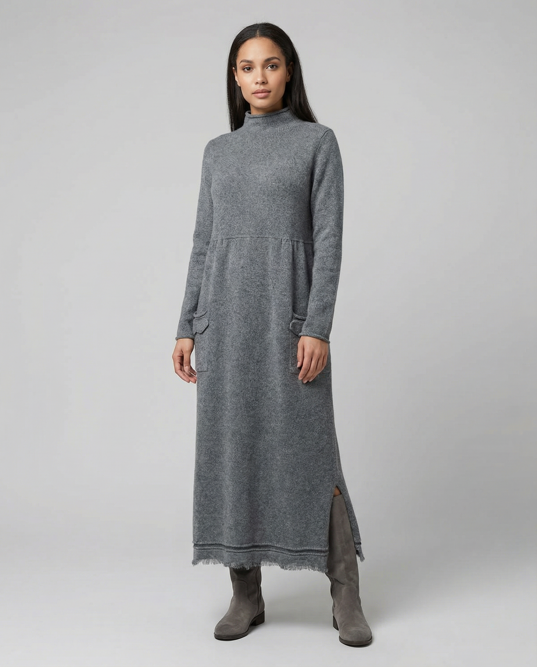 Autumn Maxi Dress – Elegant Loose Fit Hoodie For Stylish Fall Outings 2