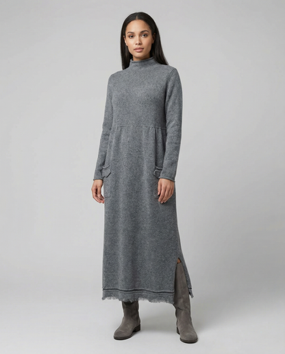 Autumn Maxi Dress – Elegant Loose Fit Hoodie For Stylish Fall Outings 2