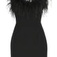 Black Elegant Party Mini Dress 3