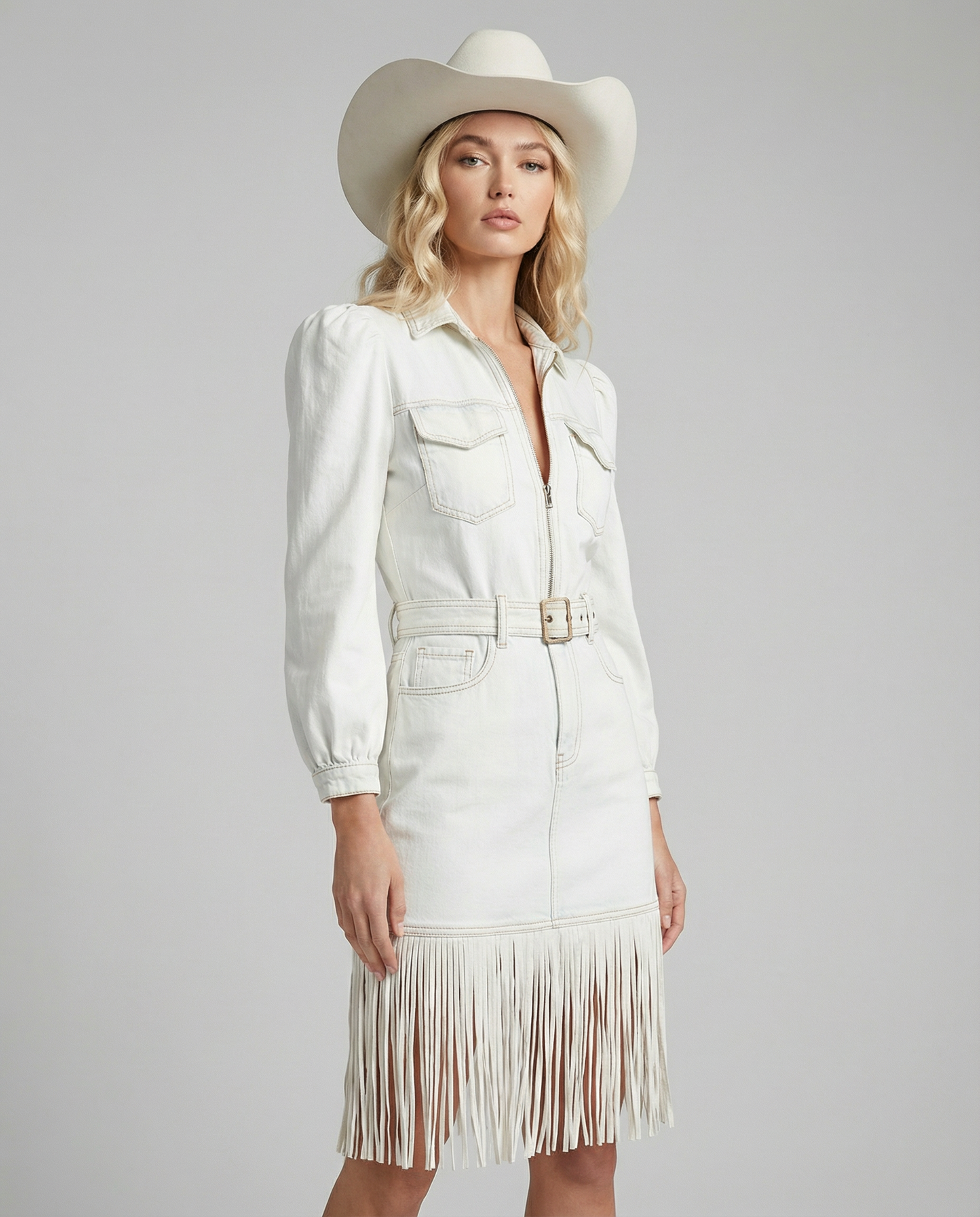 Bohemian V-Neck Dress – Playful Puffy Sleeves for Effortless Summer Style 3