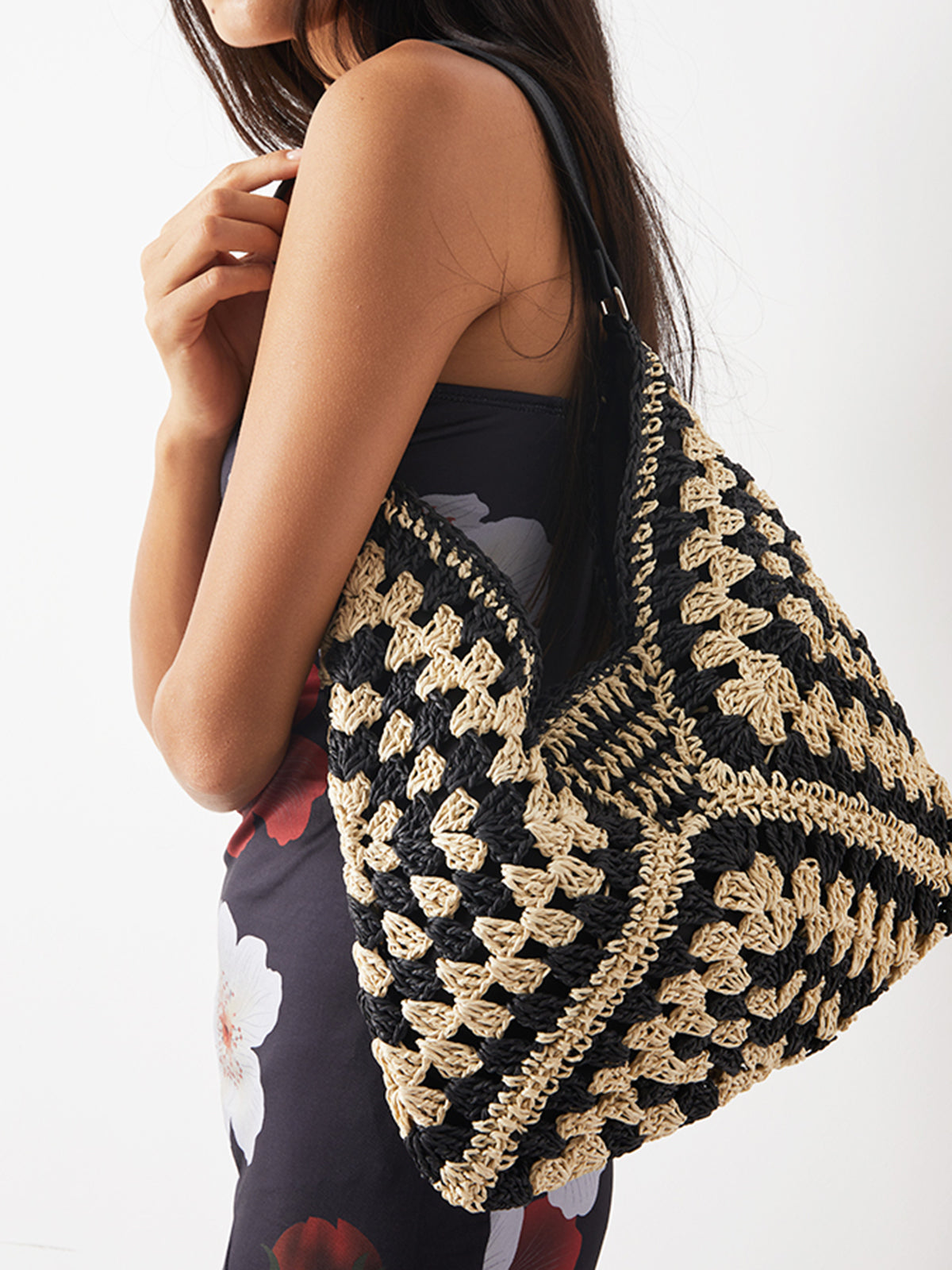 Boho Crochet Shoulder Bag 1