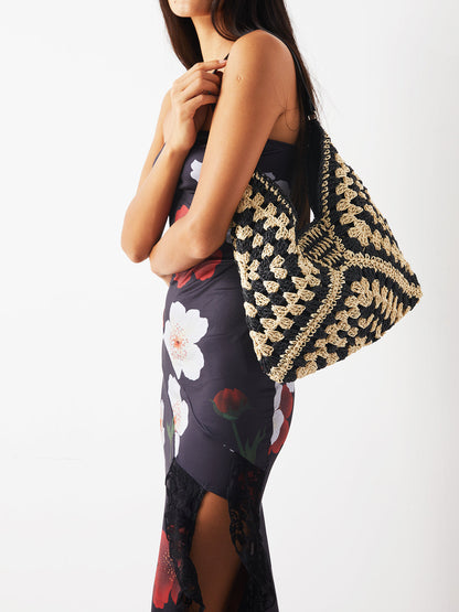 Boho Crochet Shoulder Bag 2
