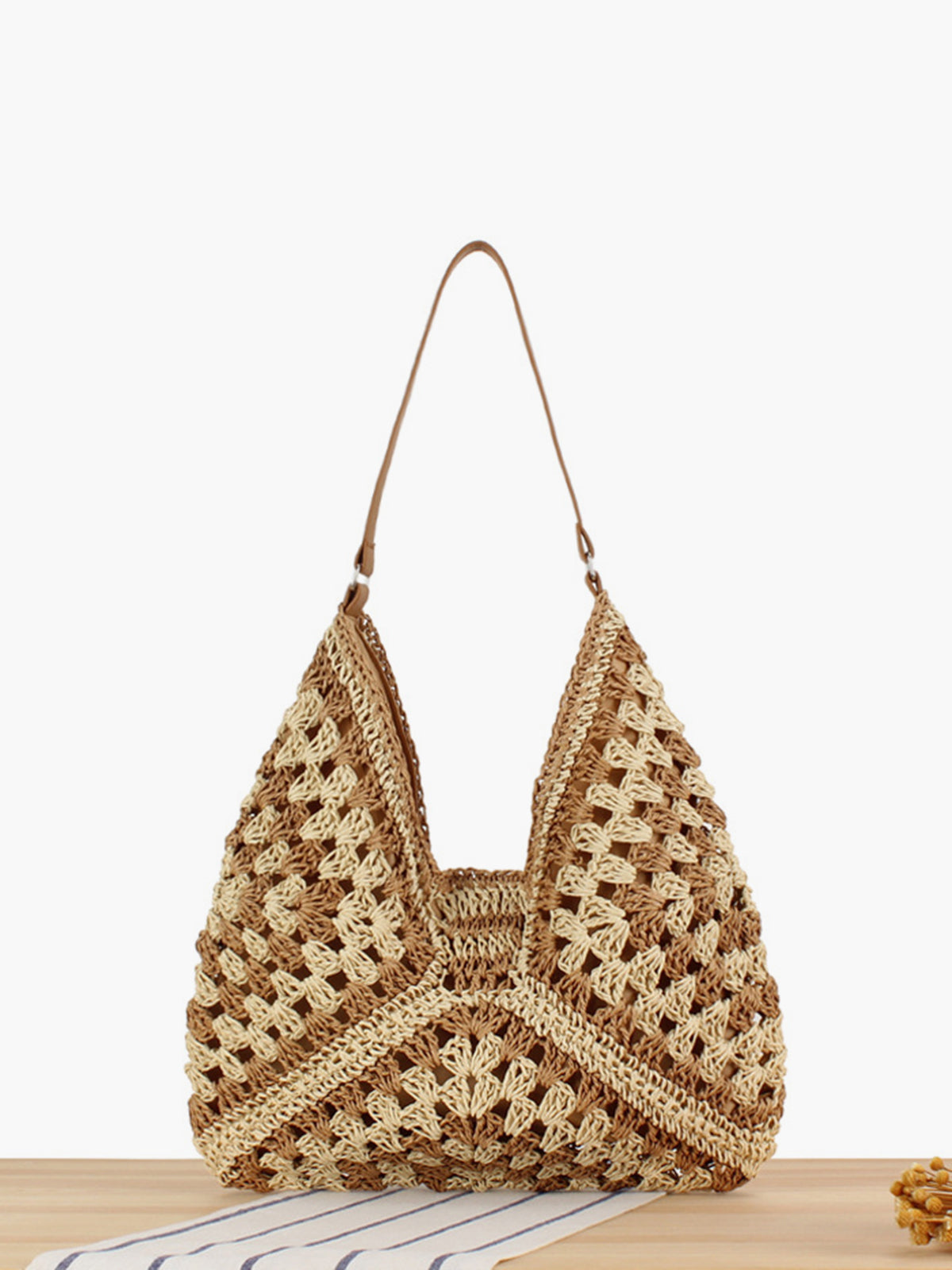 Boho Crochet Shoulder Bag 4