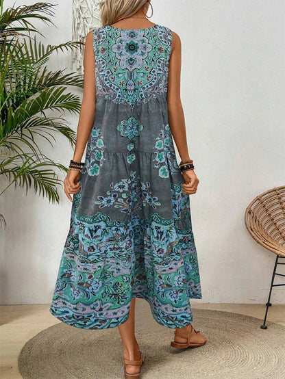 Breeze Summer Dress – Vibrant Print for Casual Beach Outings 2