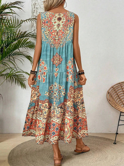 Breeze Summer Dress – Vibrant Print for Casual Beach Outings 5