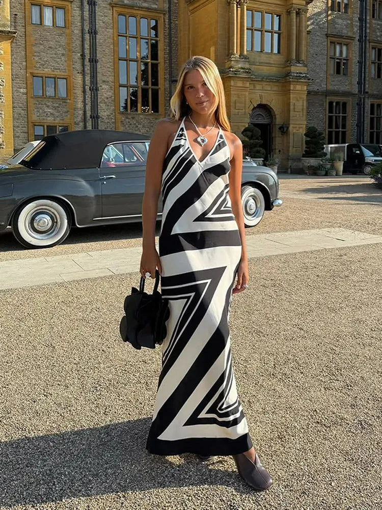 Cassandre V Neck Slip Maxi Dress 5