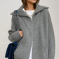 Casual Oversized Open Collar Cardigan 0