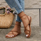 Casual Roman Women's Sandals with Zipper Back 5