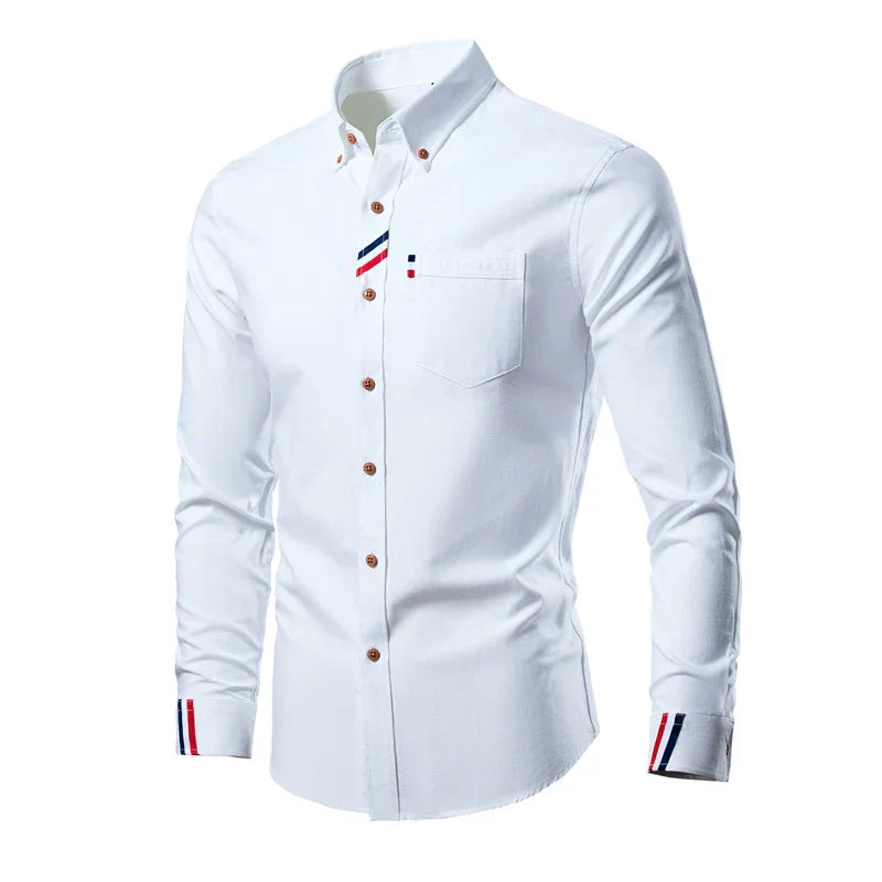 Casual and Classic Long-Sleeve Shirt for Men 0