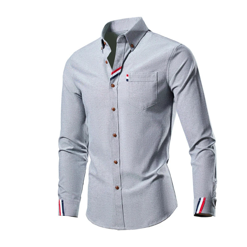 Casual and Classic Long-Sleeve Shirt for Men 1
