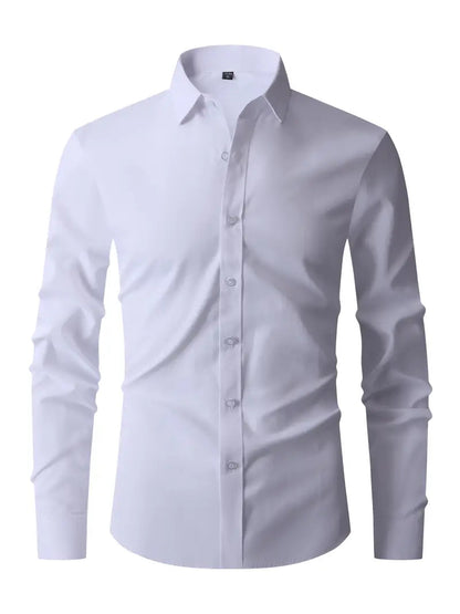 Casual and Semi-Formal Long Sleeve Shirt for Men 0