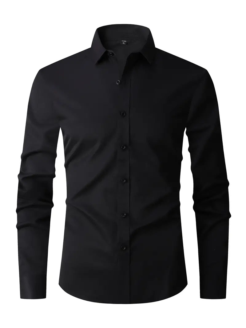 Casual and Semi-Formal Long Sleeve Shirt for Men 1