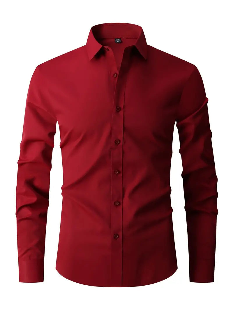 Casual and Semi-Formal Long Sleeve Shirt for Men 4